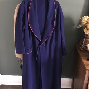 Vintage Navy Blue Robe!